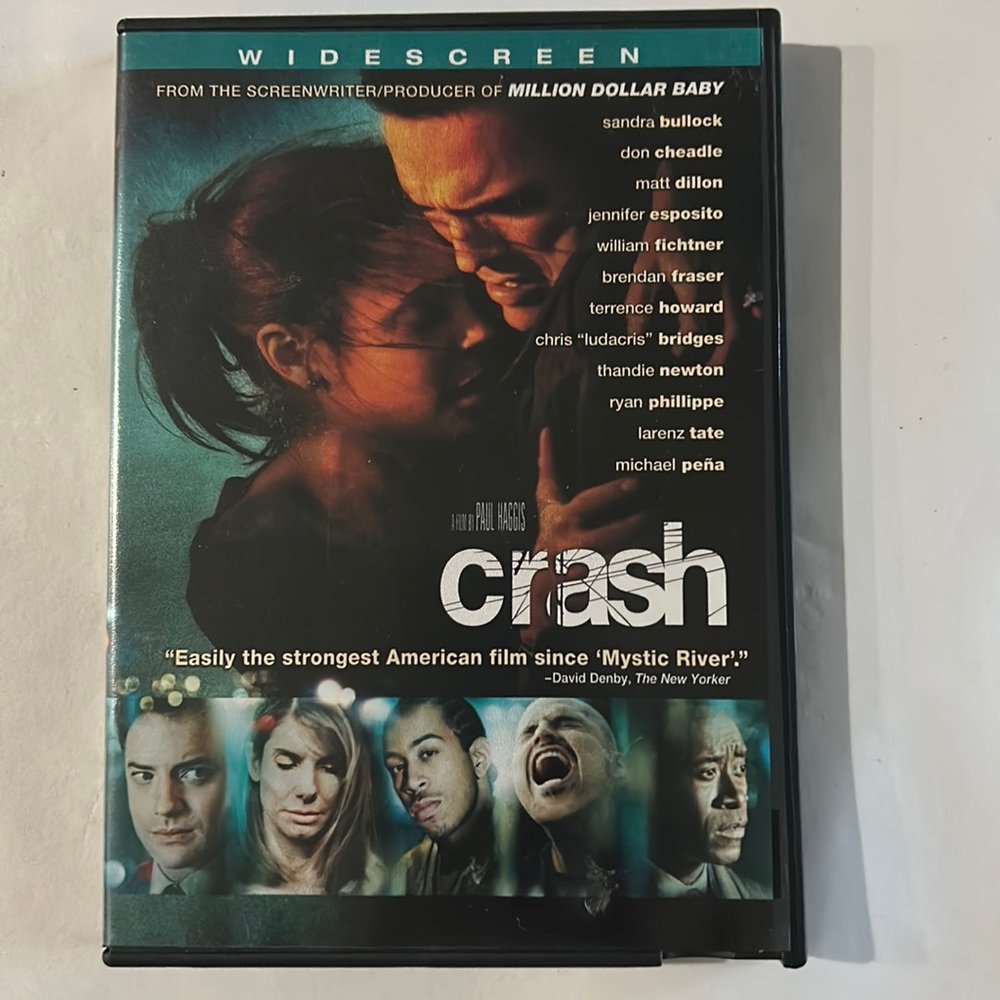 CRASH Sandra Bullock Don Cheadle Movie DVD Full Screen